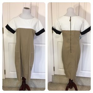 Paule Ka colorblock dress